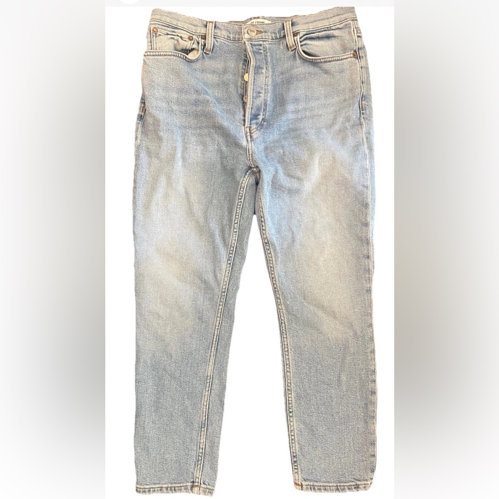 RE / DONE Denim Pants Jeans Straight Cut Off Indigo EUC Levi’s Sz 30